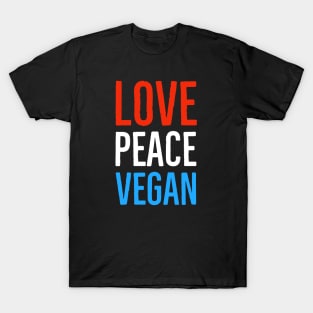 Love Peace Vegan T-Shirt